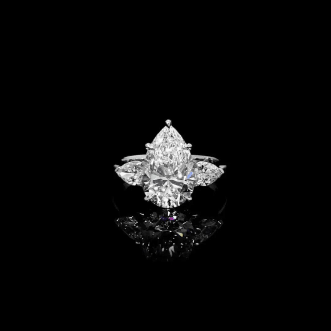Jessica Simpson, Pear Shape Engagement Ring, 5.75 Carats - MargalitRings