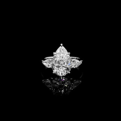 Jessica Simpson, Pear Shape Engagement Ring, 5.75 Carats - MargalitRings