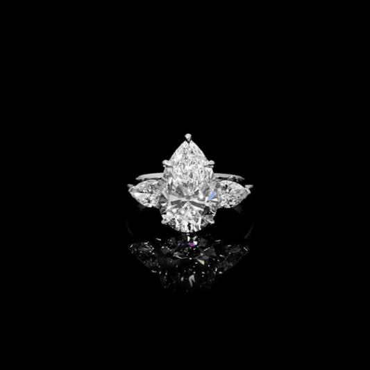 Jessica Simpson, Pear Shape Engagement Ring, 5.75 Carats - MargalitRings