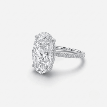 Lady Gaga, Oval Shape Engagement Ring, 6 Carats - MargalitRings