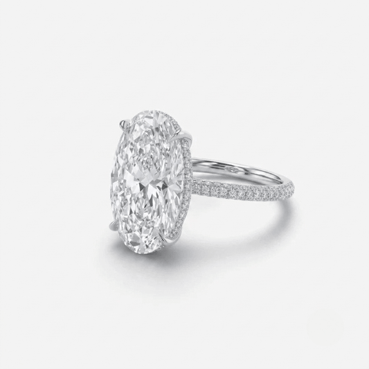 Lady Gaga, Oval Shape Engagement Ring, 6 Carats - MargalitRings