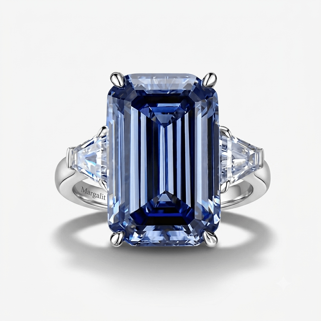 Oppenheimer Blue Diamond Ring, 30 Carats - MargalitRings