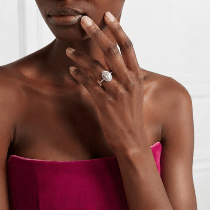 Oval Cut, Cocktail Ring For Her, 5 Carats - MargalitRings