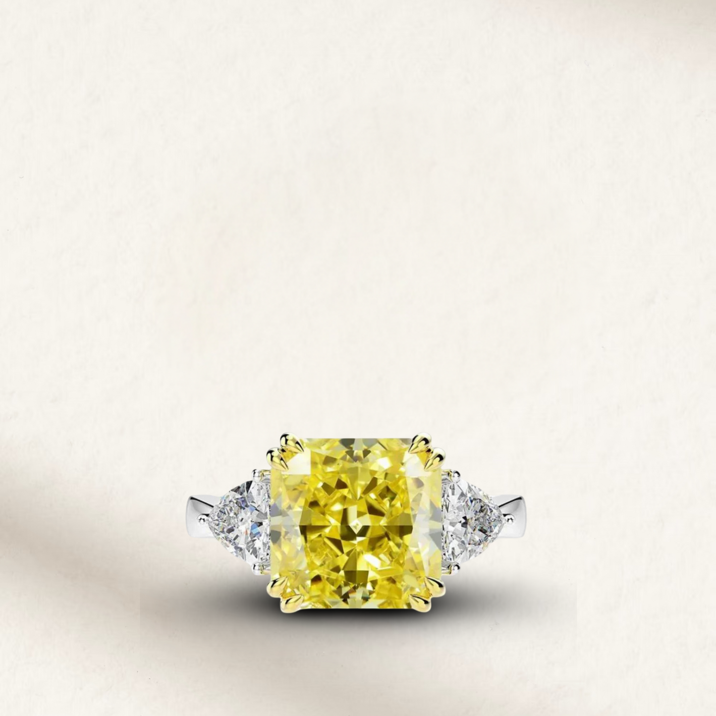 Margot Robbie as seen on Wolf of Wall Street Fancy Yellow Cocktail Ring, 10 Carat engagement ring