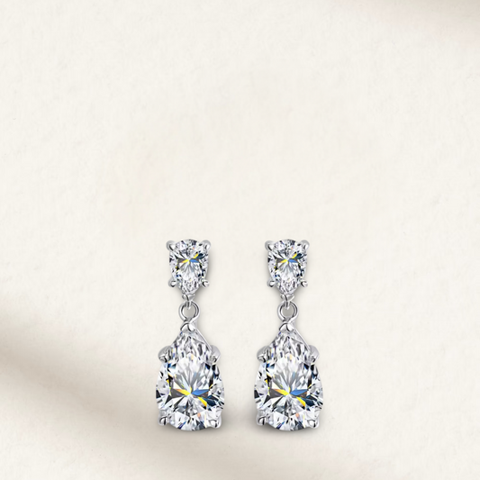 Sofia Richie Waterdrop Pear Dangle Drop, Wedding Earrings