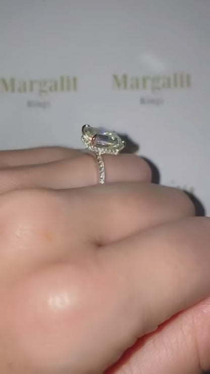 Nicola Peltz, Emerald Cut Engagement Ring, 5 Carats