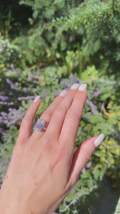 Amal Clooney, Emerald Cut Engagement Ring