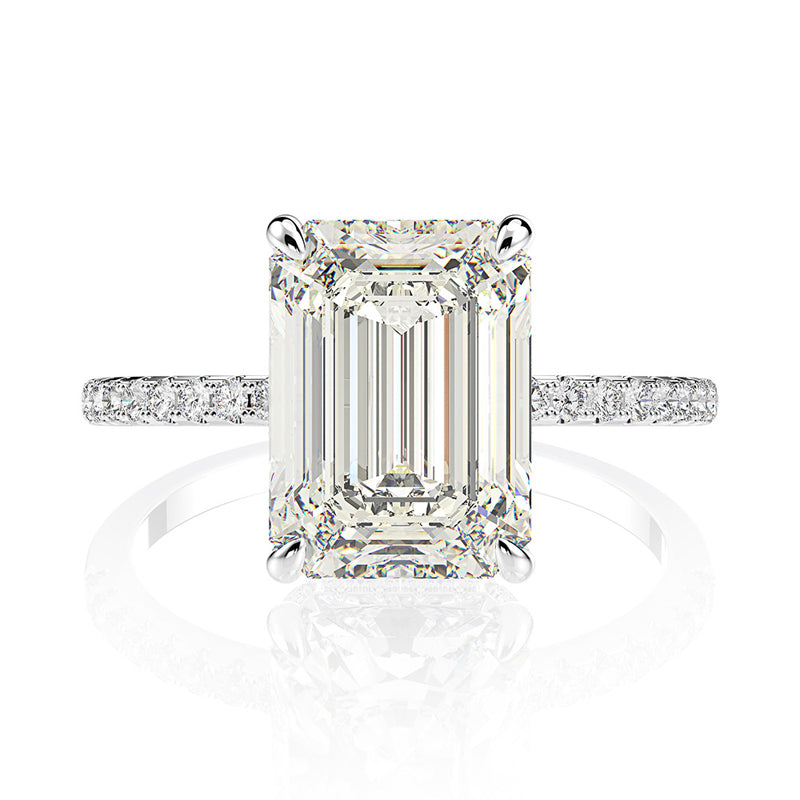 Nicola Peltz, Emerald Cut Engagement Ring, 5 Carats
