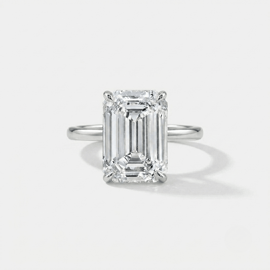 Sofia Richie Engagement Ring, Emerald Cut, 6 Carats - MargalitRings
