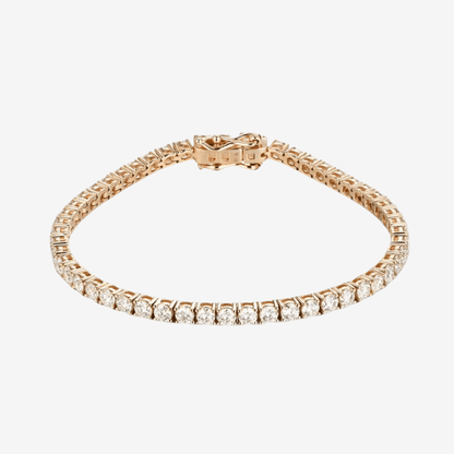 Yellow Gold Diamond Tennis Bracelet - MargalitRings
