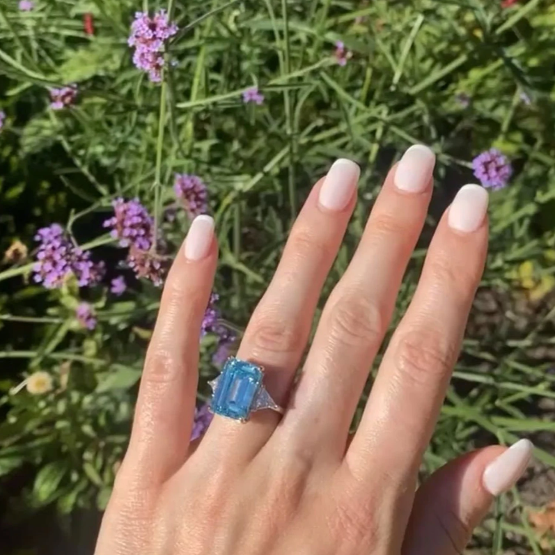 Unique 2025 aquamarine rings